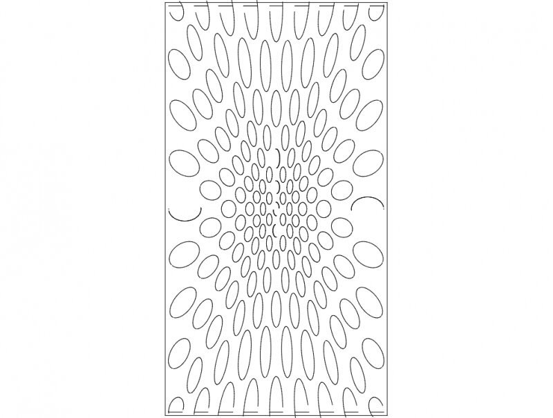 Intra απο ξύλο plywood 3mm-4mm πάχος - Hak 3d yuvarlak2 Seperat R Δίασταση 30x30 cm Intraeaxys-m1dndeok