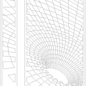 Intra απο ξύλο plywood 3mm-4mm πάχος - Illusion Typle Door για κοπή πλάσματος Δίασταση 30x30 cm Intraeaxys-m1d0vy7k