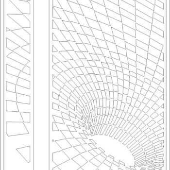 Intra απο ξύλο plywood 3mm-4mm πάχος - Illusion Typle Door για κοπή πλάσματος Δίασταση 30x30 cm Intraeaxys-m1d0vy7k - Image 1