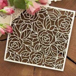 Intra απο ξύλο plywood 3mm-4mm πάχος - Διακοσμητικό σχέδιο Δίασταση 30x30 cm Intraeaxys-6o32dk1n