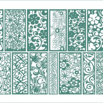 Intra απο ξύλο plywood 3mm-4mm πάχος - Floral διανύσματα στολίδι Δίασταση 10x10 cm Intraeaxys-joe44d16 - Image 1