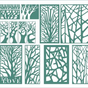 Intra απο ξύλο plywood 3mm-4mm πάχος - Διανύσματα στολίδι δέντρου Δίασταση 10x10 cm Intraeaxys-ro6nnq1x