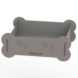 Intra απο ξύλο plywood 3mm-4mm πάχος - Ξύλινο κρεβάτι σκύλου για κουτάβι Κρεβάτι για κατοικίδια προμήθειες Δίασταση 30x30 cm Intraeaxys-lopqknz7