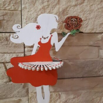 Intra απο ξύλο plywood 3mm-4mm πάχος - Ξύλινη διακοσμητική θήκη χαρτομάντηλου για κορίτσια Θήκη χαρτοπετσέτας για τραπεζαρία χαρτομάντηλο Δίασταση 30x30 cm Intraeaxys-voq2vveo - Image 1