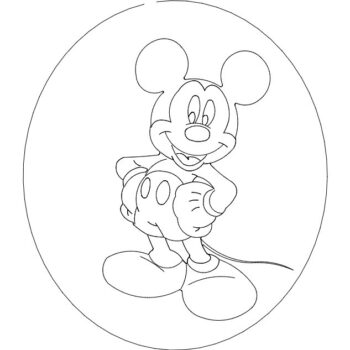 Intra απο ξύλο plywood 3mm-4mm πάχος - Μίκυ Μάους Δίασταση 30x30 cm Intraeaxys-eo4nzy7j - Image 1