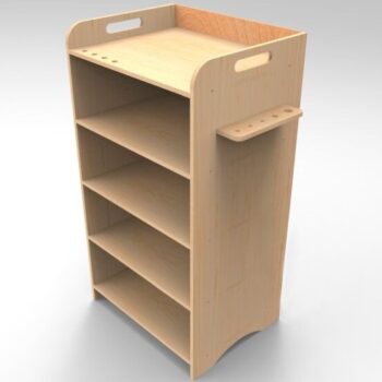 Intra απο ξύλο plywood 3mm-4mm πάχος - Ντουλάπι Γραφείου Ράφι αποθήκευσης γραφείου 8mm Δίασταση 30x30 cm Intraeaxys-e1gk4nyo - Image 1