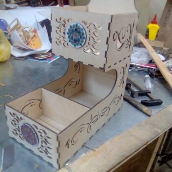 Intra απο ξύλο plywood 3mm-4mm πάχος - Ξύλινη θήκη μπαχαρικών Δίασταση 30x30 cm Intraeaxys-d1lvyppo - Image 1