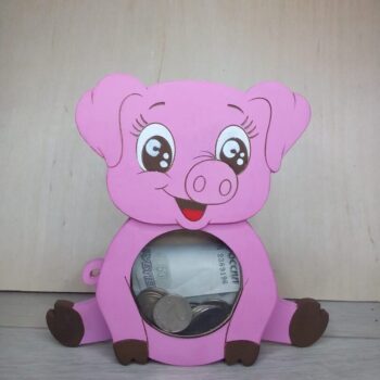 Intra απο ξύλο plywood 3mm-4mm πάχος - Παιδικός Κουμπαράς Δίασταση 30x30 cm Intraeaxys-eo4q4l97 - Image 1