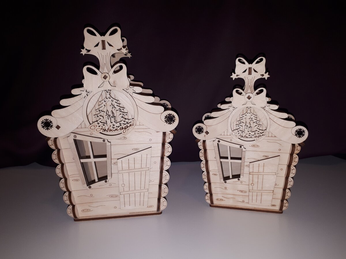 Intra απο ξύλο plywood 3mm-4mm πάχος - Candy House Δίασταση 40x50 cm Intraeaxys-r1z2vpl1