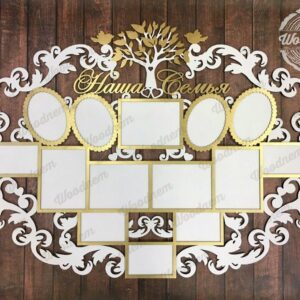 Intra απο ξύλο plywood 3mm-4mm πάχος - Κορνίζα Δίασταση 30x30 cm Intraeaxys-eo20qvl7