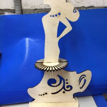 Intra απο ξύλο plywood 3mm-4mm πάχος - Μοντέρνα θήκη χαρτοπετσέτας για κορίτσια μόδας Δίασταση 30x30 cm Intraeaxys-qommke8o - Image 1