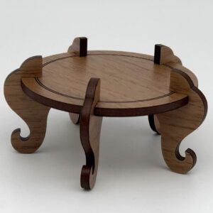 Intra απο ξύλο plywood 3mm-4mm πάχος - Μικρή βάση οθόνης Δίασταση 30x30 cm Intraeaxys-qomm3l5o