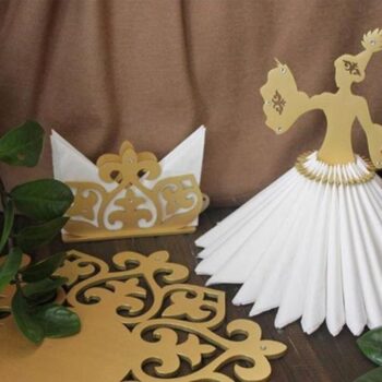 Intra απο ξύλο plywood 3mm-4mm πάχος - Γοητευτική θήκη χαρτοπετσέτας Δίασταση 30x30 cm Intraeaxys-eoxl934o - Image 1