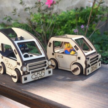 Intra απο ξύλο plywood 3mm-4mm πάχος - ting Smart Car Δίασταση 30x30 cm Intraeaxys-lopq2l67 - Image 1