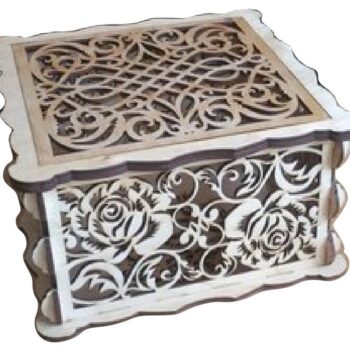 Intra απο ξύλο plywood 3mm-4mm πάχος - Shkatulka 4 χλστ Δίασταση 30x30 cm Intraeaxys-eo4q48g7 - Image 1