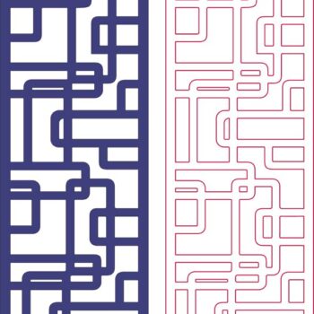 Intra απο ξύλο plywood 3mm-4mm πάχος - Dxf Pattern Designs 2d 166 Δίασταση 30x30 cm Intraeaxys-yonnlpor - Image 1