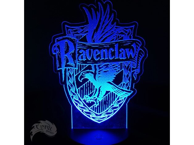 Intra απο ξύλο plywood 3mm-4mm πάχος - Ravenclaw House Crest Δίασταση 40x50 cm Intraeaxys-m1d6qyd7