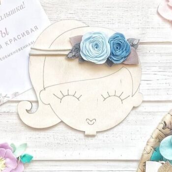 Intra απο ξύλο plywood 3mm-4mm πάχος - Κορίτσια Hair Tie Ελαστική βάση για τα μαλλιά Δίασταση 30x30 cm Intraeaxys-e1gk4wyo - Image 1