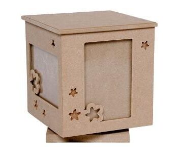 Intra απο ξύλο plywood 3mm-4mm πάχος - Porta Retrato Giratorio Mdf Δίασταση 30x30 cm Intraeaxys-0754ekoz - Image 1