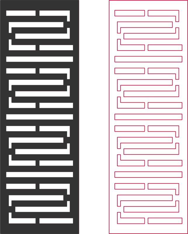 Intra απο ξύλο plywood 3mm-4mm πάχος - Dxf Pattern Designs 2d 150 Δίασταση 30x30 cm Intraeaxys-6o3gxp7n