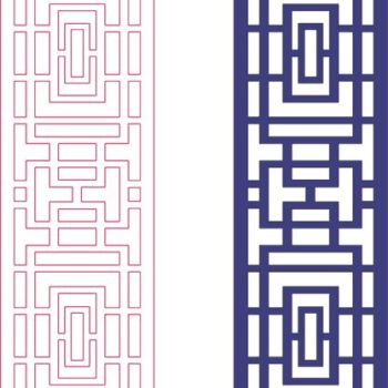 Intra απο ξύλο plywood 3mm-4mm πάχος - Dxf Pattern Designs 2d 140 Δίασταση 30x30 cm Intraeaxys-ro6gx27x - Image 1