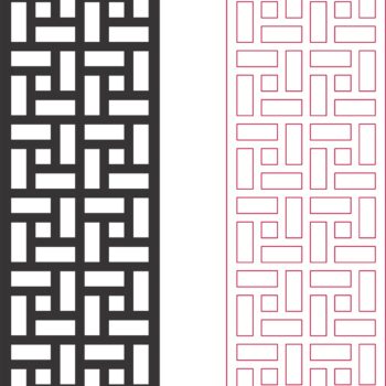 Intra απο ξύλο plywood 3mm-4mm πάχος - Dxf Pattern Designs 2d 121 Δίασταση 30x30 cm Intraeaxys-91j3jl7m - Image 1