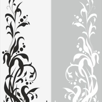 Intra απο ξύλο plywood 3mm-4mm πάχος - Χωρίς ραφή Floral μοτίβο αμμοβολής Δίασταση 30x30 cm Intraeaxys-voqqwdo2 - Image 1