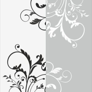 Intra απο ξύλο plywood 3mm-4mm πάχος - Διακοσμητικό λουλουδάτο μοτίβο αμμοβολής Δίασταση 30x30 cm Intraeaxys-m1dx4e7k