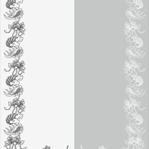 Intra απο ξύλο plywood 3mm-4mm πάχος - Μοτίβο αμμοβολής με λουλουδάτο σχέδιο Δίασταση 30x30 cm Intraeaxys-qom04413