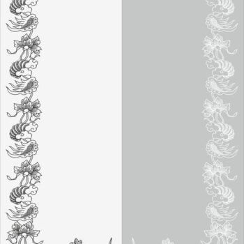 Intra απο ξύλο plywood 3mm-4mm πάχος - Μοτίβο αμμοβολής με λουλουδάτο σχέδιο Δίασταση 30x30 cm Intraeaxys-qom04413 - Image 1