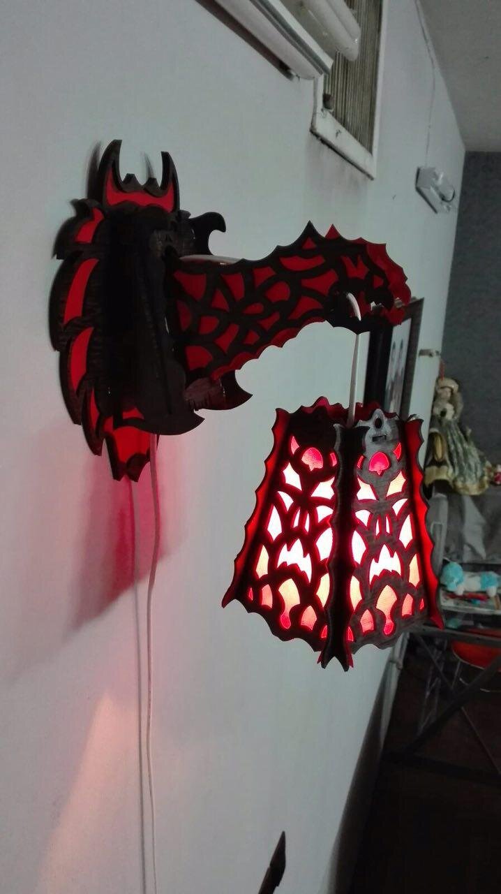 Intra απο ξύλο plywood 3mm-4mm πάχος - Dragon Lamp 3 mm Δίασταση 30x30 cm Intraeaxys-6o36m3on