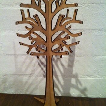 Intra απο ξύλο plywood 3mm-4mm πάχος - Ξύλινο Δέντρο Προβολής Κοσμημάτων 3mm Δίασταση 30x30 cm Intraeaxys-voq2yweo - Image 1