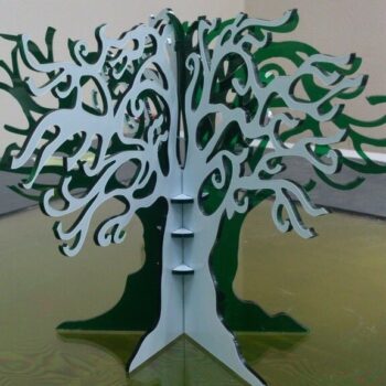 Intra απο ξύλο plywood 3mm-4mm πάχος - Δέντρο κοσμημάτων Δίασταση 30x30 cm Intraeaxys-r1z2gwp1 - Image 1