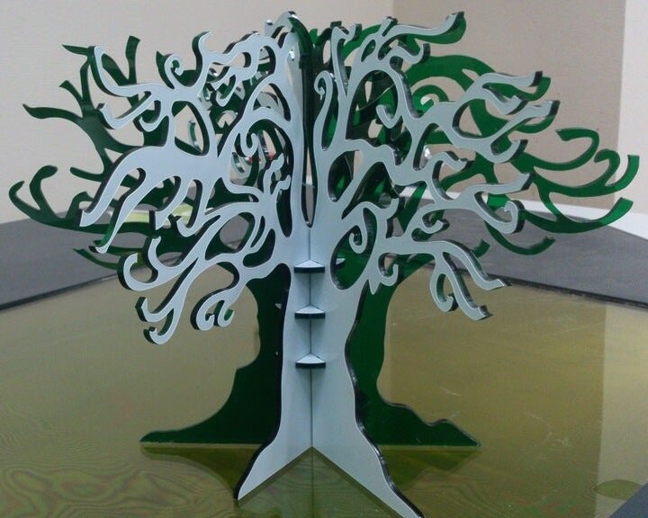 Intra απο ξύλο plywood 3mm-4mm πάχος - Δέντρο κοσμημάτων Δίασταση 30x30 cm Intraeaxys-r1z2gwp1