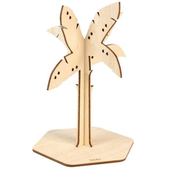 Intra απο ξύλο plywood 3mm-4mm πάχος - Βάση κοσμημάτων Palm Tree Δίασταση 30x30 cm Intraeaxys-r7vmyzk7 - Image 4