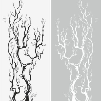 Intra απο ξύλο plywood 3mm-4mm πάχος - Μοτίβο αμμοβολής 2202 Δίασταση 30x30 cm Intraeaxys-91j34l7m - Image 1