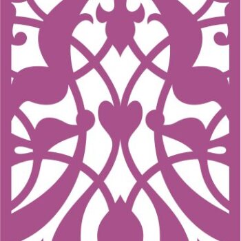 Intra απο ξύλο plywood 3mm-4mm πάχος - Σχεδιασμός floral οθόνης Δίασταση 30x30 cm Intraeaxys-91j32l7m - Image 1