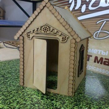Intra απο ξύλο plywood 3mm-4mm πάχος - House 3D παζλ Δίασταση 40x50 cm Intraeaxys-joe4z816 - Image 1