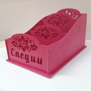 Intra απο ξύλο plywood 3mm-4mm πάχος - Ξύλινη σχάρα μπαχαρικών Δίασταση 30x30 cm Intraeaxys-eo4q2n87 - Image 3