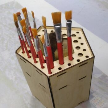 Intra απο ξύλο plywood 3mm-4mm πάχος - Ξύλινο πινελάκι βαφής Δίασταση 30x30 cm Intraeaxys-eo0q0yg1 - Image 1