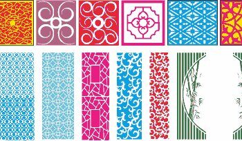 Intra απο ξύλο plywood 3mm-4mm πάχος - Σχέδια 2D διανυσματικών πάνελ για το ting Router CNC Δίασταση 30x30 cm Intraeaxys-lopzlk7w - Image 1