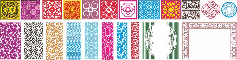 Intra απο ξύλο plywood 3mm-4mm πάχος - Σχέδια 2D διανυσματικών πάνελ για το ting Router CNC Δίασταση 30x30 cm Intraeaxys-lopzlk7w