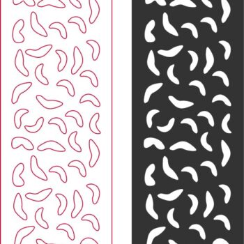 Intra απο ξύλο plywood 3mm-4mm πάχος - 2d μοτίβο CNC Vector Art Δίασταση 30x30 cm Intraeaxys-m1dxqd7k - Image 1