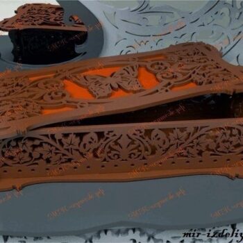 Intra απο ξύλο plywood 3mm-4mm πάχος - Αρχείο PDF Shkatulka Δίασταση 30x30 cm Intraeaxys-eoxqwv1z - Image 1