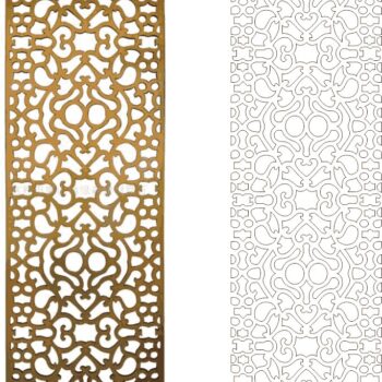 Intra απο ξύλο plywood 3mm-4mm πάχος - Διακοσμητικό διανυσματικό σχέδιο τέχνης Δίασταση 30x30 cm Intraeaxys-51r3wv16 - Image 1