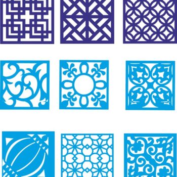 Intra απο ξύλο plywood 3mm-4mm πάχος - Κινεζικός σχεδιασμός χωρισμάτων Δίασταση 30x30 cm Intraeaxys-p7yq0p1q - Image 1