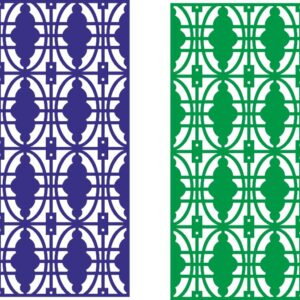 Intra απο ξύλο plywood 3mm-4mm πάχος - Οθόνη χωρισμάτων σχεδίασης περιγράμματος δαντέλας χωρίς ραφή Δίασταση 30x30 cm Intraeaxys-r7vn321d