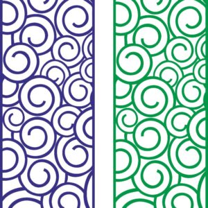 Intra απο ξύλο plywood 3mm-4mm πάχος - Οθόνη διαμερίσματος Abstract Circle Lines Δίασταση 30x30 cm Intraeaxys-d1l94g1m