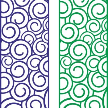 Intra απο ξύλο plywood 3mm-4mm πάχος - Οθόνη διαμερίσματος Abstract Circle Lines Δίασταση 30x30 cm Intraeaxys-d1l94g1m - Image 1