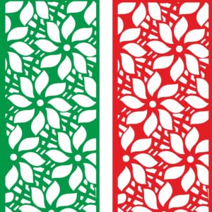 Intra απο ξύλο plywood 3mm-4mm πάχος - Οθόνη διαχωρισμού λουλουδιών Δίασταση 30x30 cm Intraeaxys-voqp8612